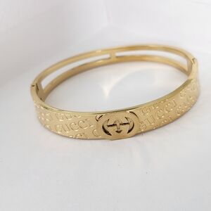 Gucci Gold Logo Bracelet
